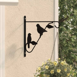 Vidaxl - Supports de panier suspendu 4 pcs noir acier
