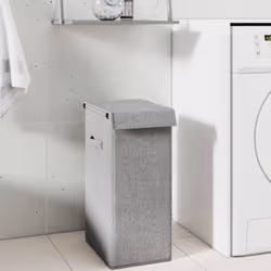 Apportez dès aujourd'hui ce panier à linge avec poignées latérales à votre maison comme en tant que votre aide ! Il garde vot ...