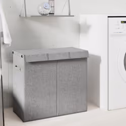 Apportez dès aujourd'hui ce panier à linge avec poignées latérales à votre maison comme en tant que votre aide ! Il garde vot ...