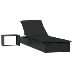 VidaXL 319636 chaise d'extérieur Linge Siège rembourré Polyester Noir