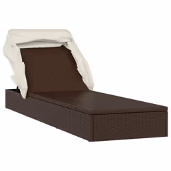 VidaXL 319637 chaise d'extérieur Linge Siège rembourré Polyester Crème, Blanc