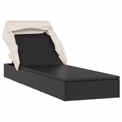 VidaXL 319638 chaise d'extérieur Linge Siège rembourré Polyester Crème, Blanc