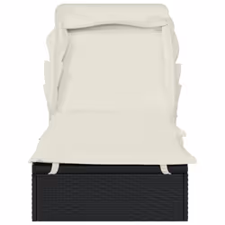 VidaXL 319638 chaise d'extérieur Linge Siège rembourré Polyester Crème, Blanc - Vue supplémentaire 5