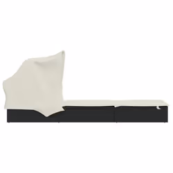VidaXL 319638 chaise d'extérieur Linge Siège rembourré Polyester Crème, Blanc - Vue supplémentaire 6
