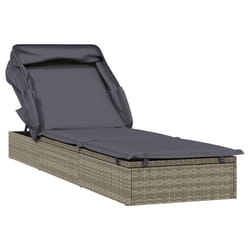 VidaXL 319639 chaise d'extérieur Linge Siège rembourré Polyester Gris
