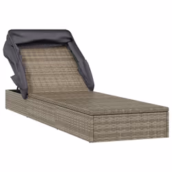 VidaXL 319639 chaise d'extérieur Linge Siège rembourré Polyester Gris