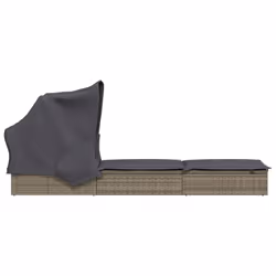 VidaXL 319639 chaise d'extérieur Linge Siège rembourré Polyester Gris - Vue supplémentaire 6