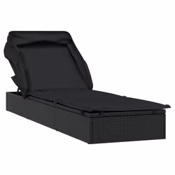 VidaXL 319640, Linge, Siège rembourré, Polyester, Noir, 2130 mm, 630 mm