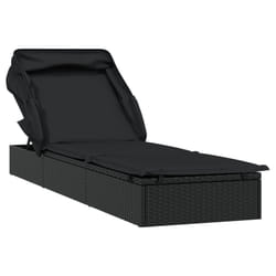 VidaXL 319640 chaise d'extérieur Linge Siège rembourré Polyester Noir