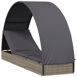 VidaXL 319643 chaise d'extérieur Linge Siège rembourré Polyester Gris