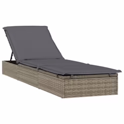VidaXL 319643 chaise d'extérieur Linge Siège rembourré Polyester Gris - Vue supplémentaire 5