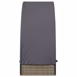 VidaXL 319643 chaise d'extérieur Linge Siège rembourré Polyester Gris - Vue supplémentaire 6