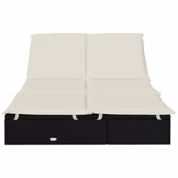 VidaXL 319645 chaise d'extérieur Linge Siège rembourré Polyester Crème, Blanc - Vue supplémentaire 4
