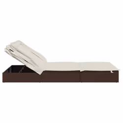 VidaXL 319649 chaise d'extérieur Linge Siège rembourré Polyester Crème, Blanc - Vue supplémentaire 8
