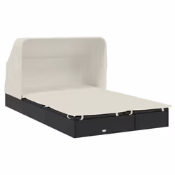 VidaXL 319650 chaise d'extérieur Linge Siège rembourré Polyester Crème, Blanc - Vue supplémentaire 4