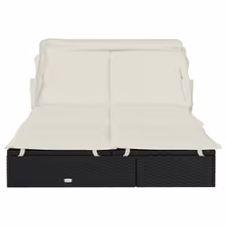 VidaXL 319650 chaise d'extérieur Linge Siège rembourré Polyester Crème, Blanc - Vue supplémentaire 6