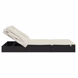 VidaXL 319650 chaise d'extérieur Linge Siège rembourré Polyester Crème, Blanc - Vue supplémentaire 8