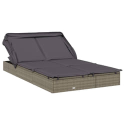 VidaXL 319651 chaise d'extérieur Linge Siège rembourré Polyester Gris
