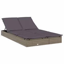 VidaXL 319651 chaise d'extérieur Linge Siège rembourré Polyester Gris - Vue supplémentaire 5