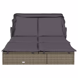 VidaXL 319651 chaise d'extérieur Linge Siège rembourré Polyester Gris - Vue supplémentaire 6
