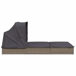 VidaXL 319651 chaise d'extérieur Linge Siège rembourré Polyester Gris - Vue supplémentaire 8