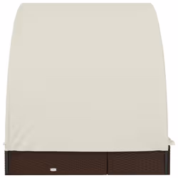 VidaXL 319653 chaise d'extérieur Linge Siège rembourré Polyester Crème, Blanc - Vue supplémentaire 6