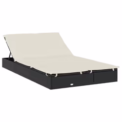 VidaXL 319654 chaise d'extérieur Linge Siège rembourré Polyester Crème, Blanc - Vue supplémentaire 4