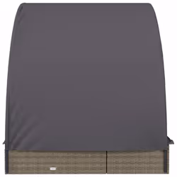 VidaXL 319655 chaise d'extérieur Linge Siège rembourré Polyester Gris - Vue supplémentaire 6