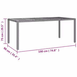 VidaXL 319555 table de jardin - Vue supplémentaire 6