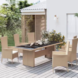 VidaXL 319557 table de jardin Beige
