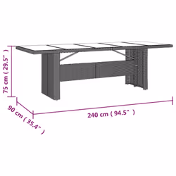 VidaXL 319557 table de jardin Beige - Vue supplémentaire 7