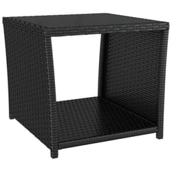VidaXL 319560 table de jardin Noir