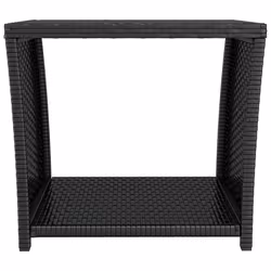 VidaXL 319560 table de jardin Noir