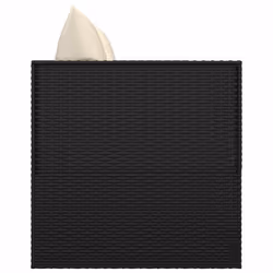 VidaXL 319562 chaise d'extérieur Terrace Siège rembourré Polyuréthane, Acier Noir, Crème, Blanc - Vue supplémentaire 4