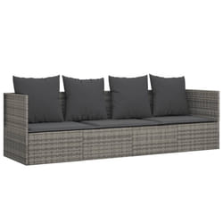 VidaXL 319564 chaise d'extérieur Terrace Siège rembourré Polyuréthane, Acier Gris