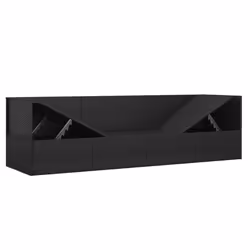 VidaXL 319565 chaise d'extérieur Terrace Siège rembourré Polyuréthane, Acier Noir - Vue supplémentaire 7
