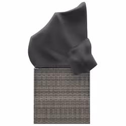 VidaXL 319568 chaise d'extérieur Terrace Siège rembourré Polyuréthane, Acier Gris - Vue supplémentaire 4