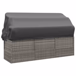 VidaXL 319568 chaise d'extérieur Terrace Siège rembourré Polyuréthane, Acier Gris - Vue supplémentaire 5