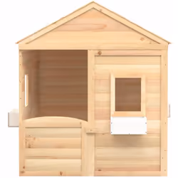 Avec cette maison de jeu en bois, vous pouvez transformer votre jardin en un terrain de jeu fascinant pour vos enfants ! Maté ...