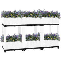 vidaXL Lit surélevé 120x40x71 cm Polypropylène