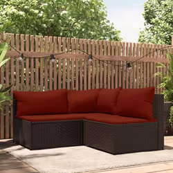 Cet ensemble de salon de jardin tendance, au design élégant et contemporain, est un excellent choix pour manger ou vous déten ...