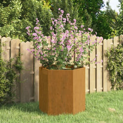 Vidaxl - Jardinière Rouillé 40x40x45 cm Acier corten