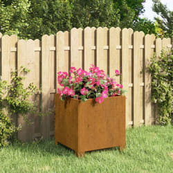 Vidaxl - Jardinière avec pieds Rouillé 32x30x33 cm Acier corten