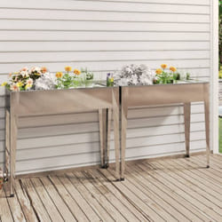 Vidaxl - Jardinières 2 pcs Acier galvanisé