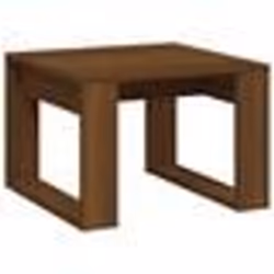 vidaXL Table d'appoint Chêne marron 50x50x35 cm Bois d'ingénierie