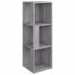 vidaXL Armoire d'angle Sonoma gris 33x33x100 cm Bois d'ingénierie