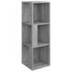 vidaXL Armoire d'angle Sonoma gris 33x33x100 cm Bois d'ingénierie