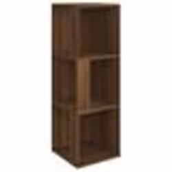 vidaXL Armoire d'angle Chêne marron 33x33x100 cm Bois d'ingénierie