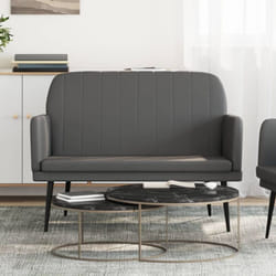 Banc Gris 107x80x81 Cm Similicuir