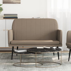 Banc Cappuccino 107x80x81 Cm Similicuir Vidaxl